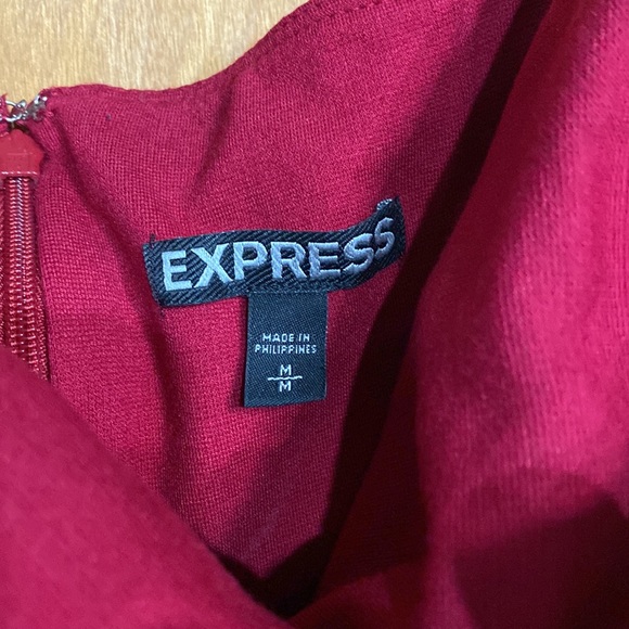 Express Red Mini Strapless Dress size Medium - Picture 4 of 4